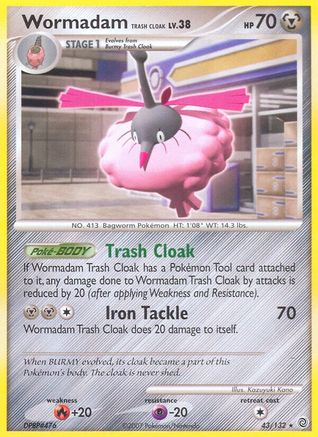 Wormadam Trash Cloak (/132) Reverse Holofoil [Secret Wonders] Pokemon Single Pokémon