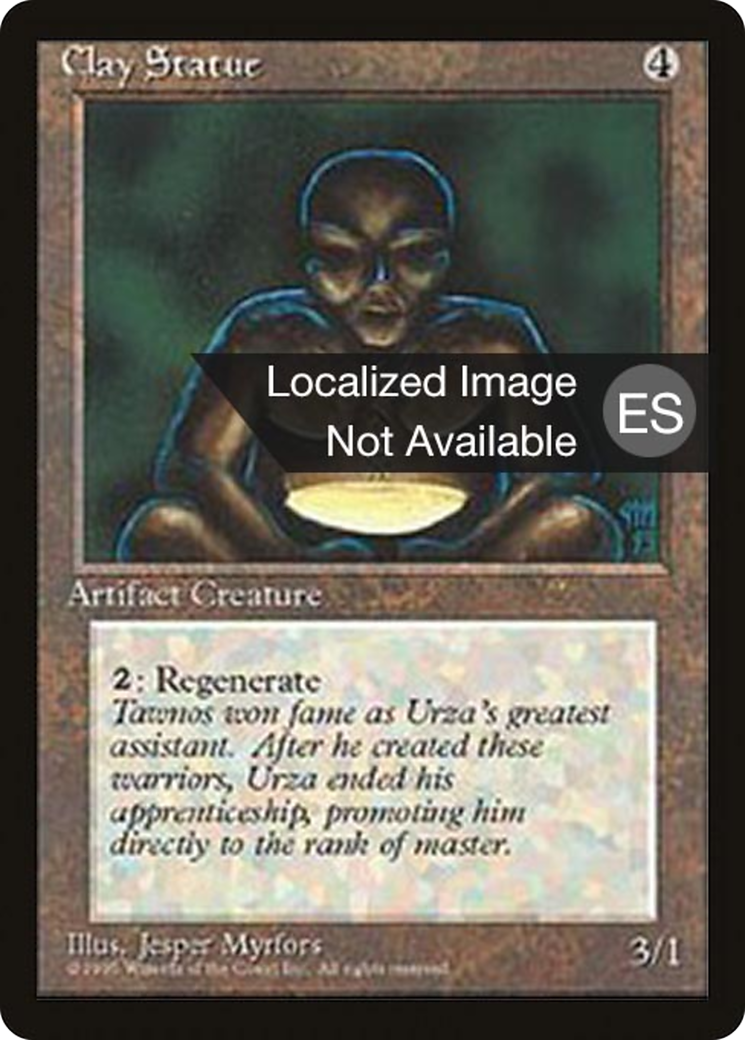 Clay Statue (4BB-305) [Fourth Edition Foreign Black Border] MTG Single Wizards of the Coast