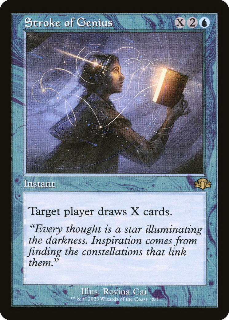 Stroke of Genius (Retro) [Dominaria Remastered] MTG Single Magic: The Gathering