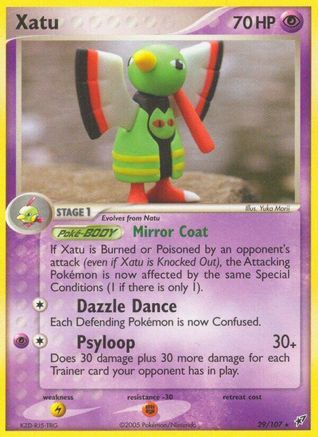 Xatu (/107) Reverse Holofoil [EX: Deoxys] Pokemon Single Pokémon