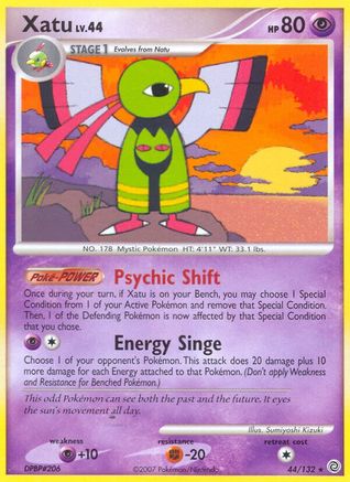 Xatu (/132) Reverse Holofoil [DP: Secret Wonders] Pokemon Single Pokémon