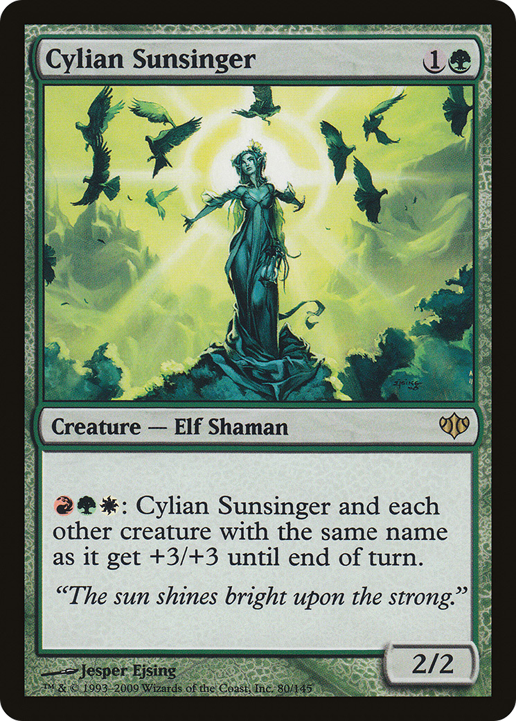 Cylian Sunsinger (CON-080) [Conflux] Foil MTG Single Wizards of the Coast