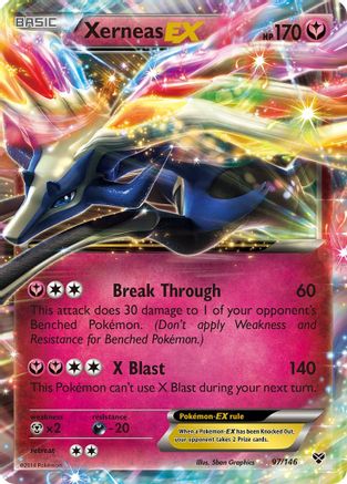 Xerneas EX 97/146 Holofoil [XY: Base Set] Pokemon Single Pokémon