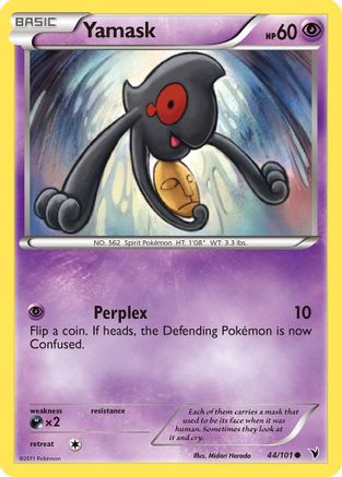 Yamask (44) (/101) Reverse Holofoil [Noble Victories] Pokemon Single Pokémon