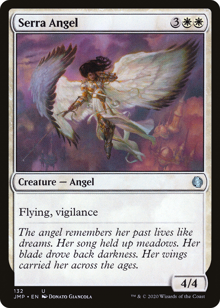 Serra Angel (JMP-132) [Jumpstart] MTG Single Wizards of the Coast