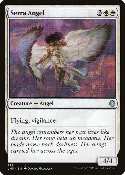 Serra Angel (JMP-132) [Jumpstart] MTG Single Wizards of the Coast