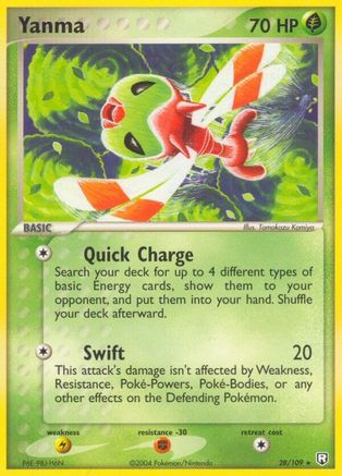 Yanma (28/109) [Team Rocket Returns] Pokemon Single Pokémon