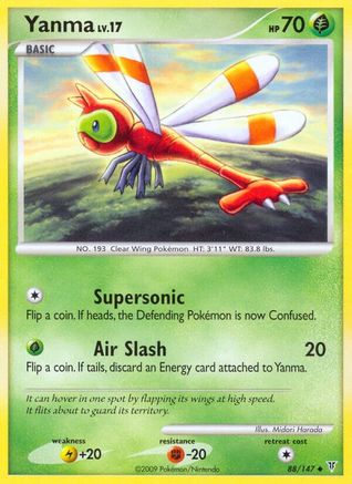 Yanma (/147) Reverse Holofoil [Platinum: Supreme Victors] Pokemon Single Pokémon