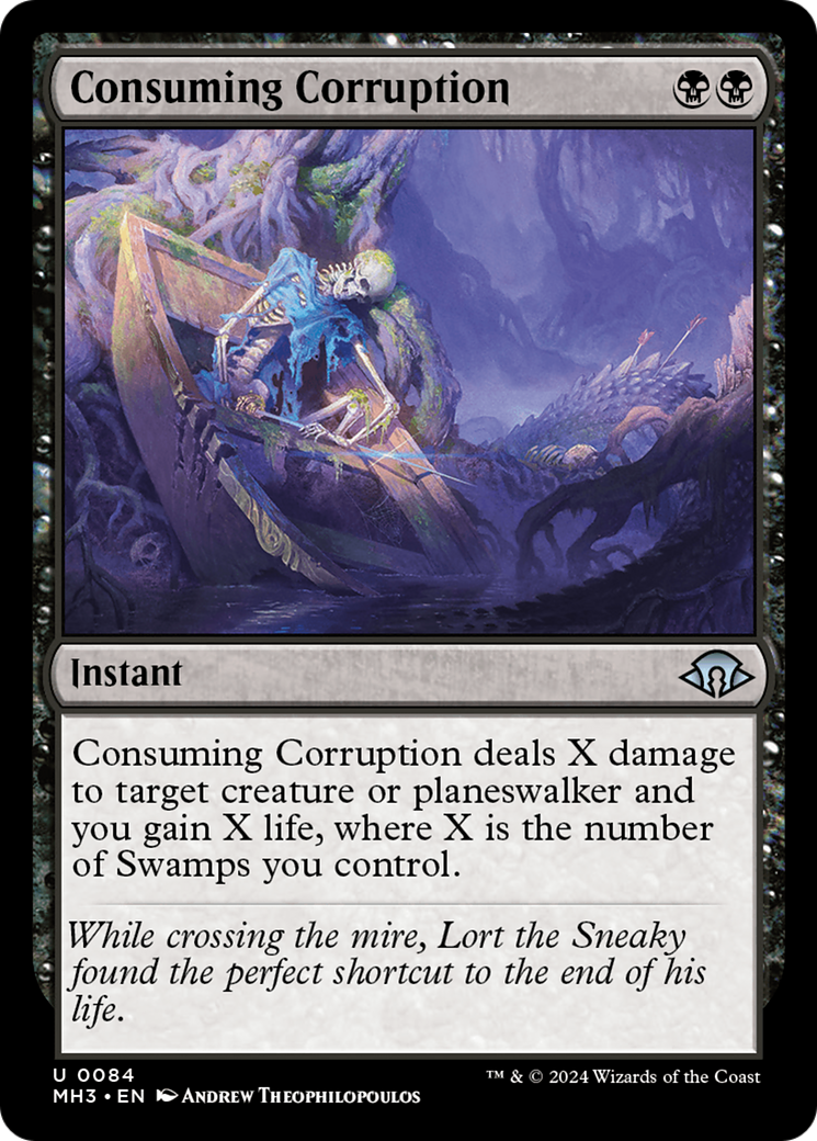 Consuming Corruption (MH3-084) [Modern Horizons 3] Foil MTG Single Wizards of the Coast