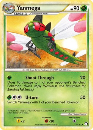 Yanmega (/102) Reverse Holofoil [Triumphant] Pokemon Single Pokémon