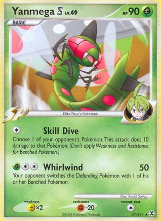 Yanmega E4 (/111) Reverse Holofoil [Platinum: Rising Rivals] Pokemon Single Pokémon