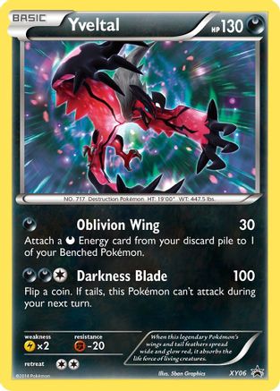 Yveltal - XY06 (/211) Holofoil [Promos: XY Promos] Pokemon Single Pokémon