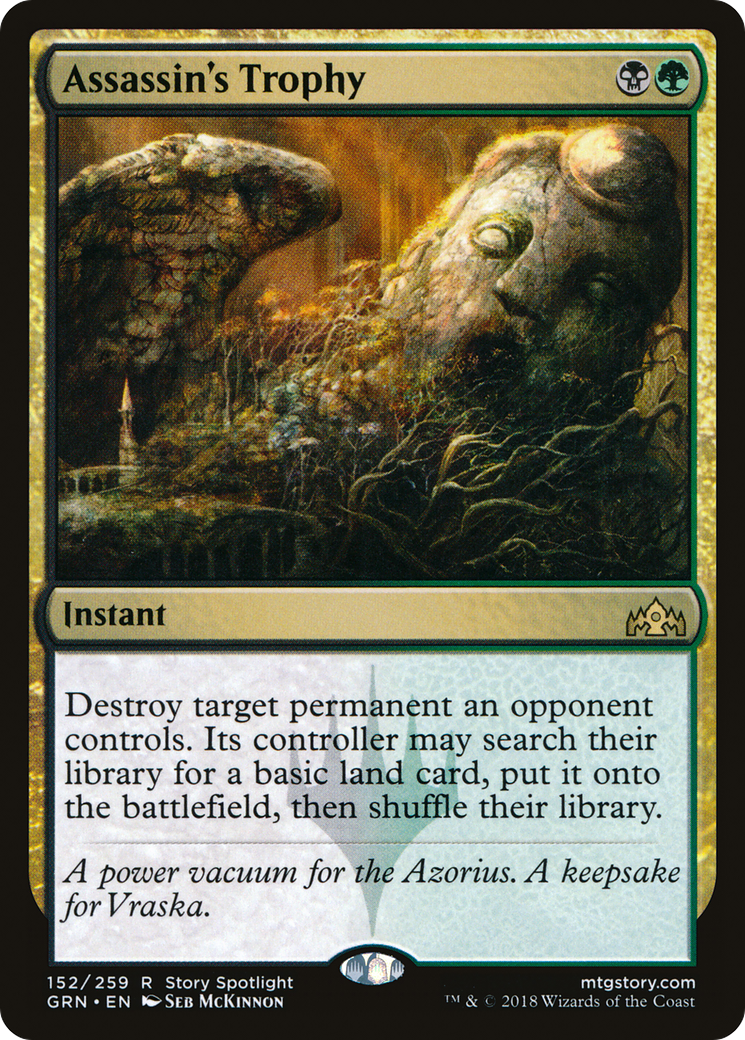 Assassin's Trophy (GRN-152) [Guilds of Ravnica] MTG Single Wizards of the Coast