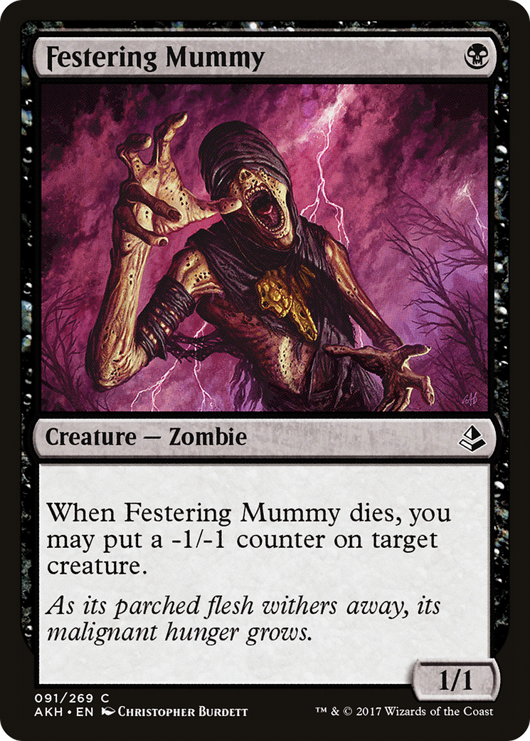 Festering Mummy (AKH-091) [Amonkhet] MTG Single Wizards of the Coast
