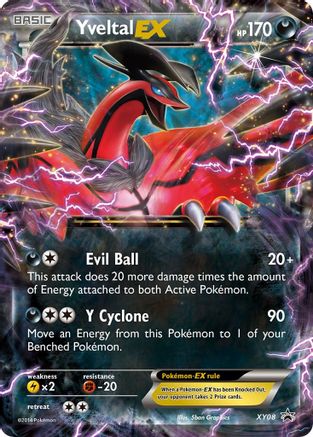 Yveltal EX - XY08 (XY08/211) Holofoil [Promos: XY Promos] Pokemon Single Pokémon