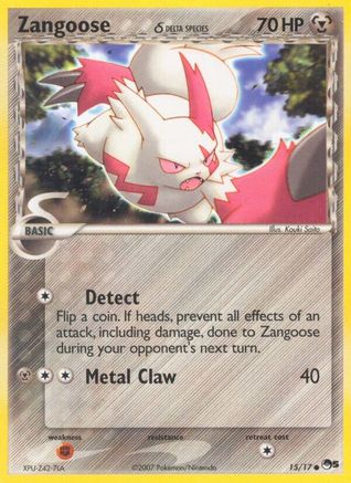 Zangoose (Delta Species) (15/17) Holofoil [Promos: POP Series 5] Pokemon Single Pokémon