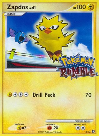 Zapdos (/16) [Misc: Rumble] Pokemon Single Pokémon