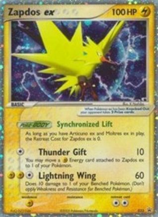 Zapdos ex - 033 (EX Collector's Window Tins) (/40) Holofoil [Promos: Nintendo Promos] Pokemon Single Pokémon