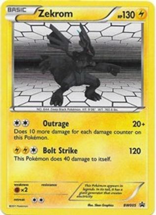 Zekrom - BW005 (BW005/101) Holofoil [Promos: BW Promos] Pokemon Single Pokémon