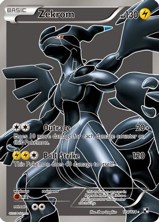 Zekrom (114 Full Art) 114/114 Holofoil [BW: Base Set] Pokemon Single Pokémon