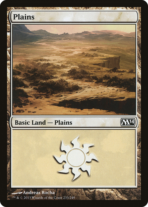 Plains (M14-233) [Magic 2014] MTG Single Wizards of the Coast