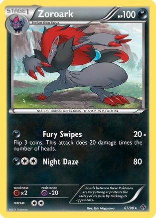 Zoroark (67/98) Holofoil [BW: Emerging Powers] Pokemon Single Pokémon