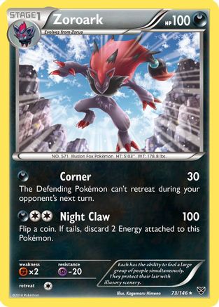 Zoroark (73/146) Holofoil [XY: Base Set] Pokemon Single Pokémon