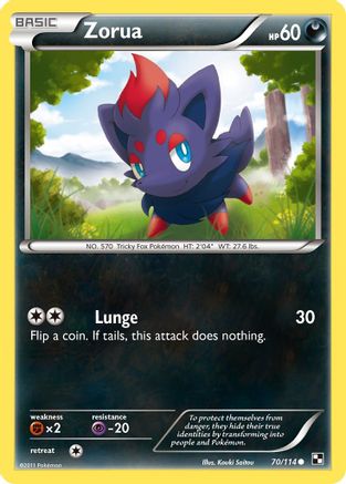 Zorua (/114) Reverse Holofoil [BW: Base Set] Pokemon Single Pokémon