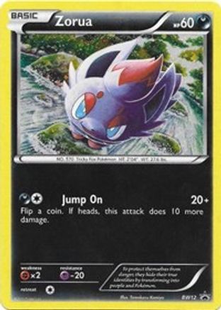 Zorua - BW12 (/101) Holofoil [Promos: BW Promos] Pokemon Single Pokémon