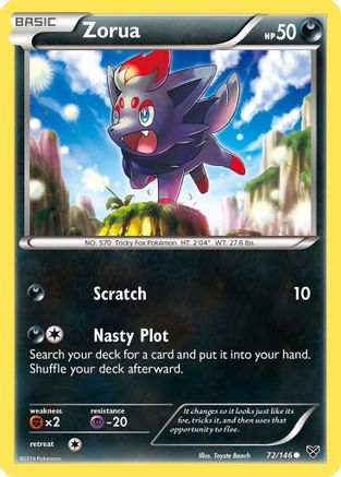 Zorua (/146) Reverse Holofoil [XY: Base Set] Pokemon Single Pokémon