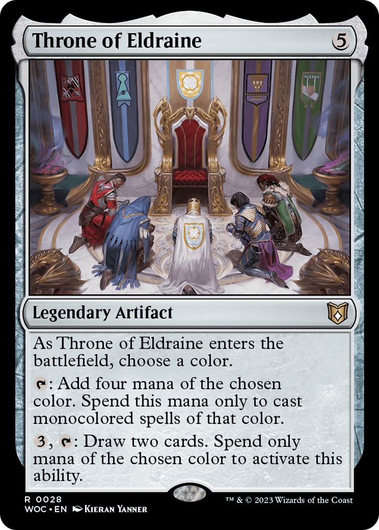 Throne of Eldraine (WOC-028) [Wilds of Eldraine Commander] MTG Single Wizards of the Coast