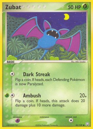 Zubat (82/109) - [EX: Team Rocket Returns] Pokemon Single Pokémon