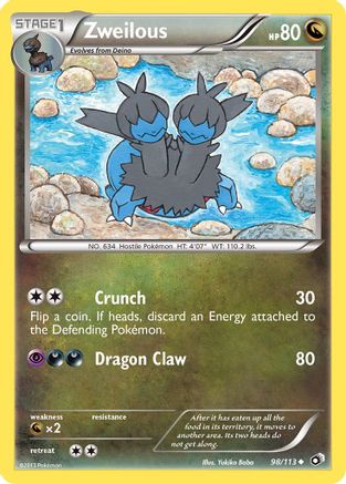 Zweilous 98/113 [BW: Legendary Treasures] Pokemon Single Pokémon