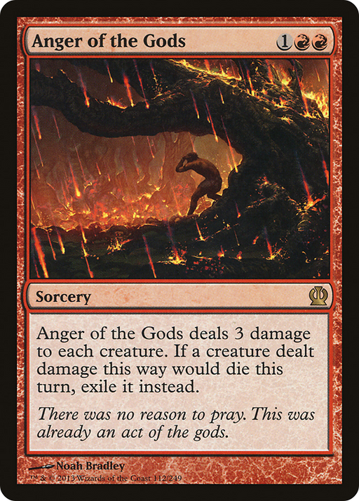 Anger of the Gods (THS-112) [Theros] Foil MTG Single Wizards of the Coast