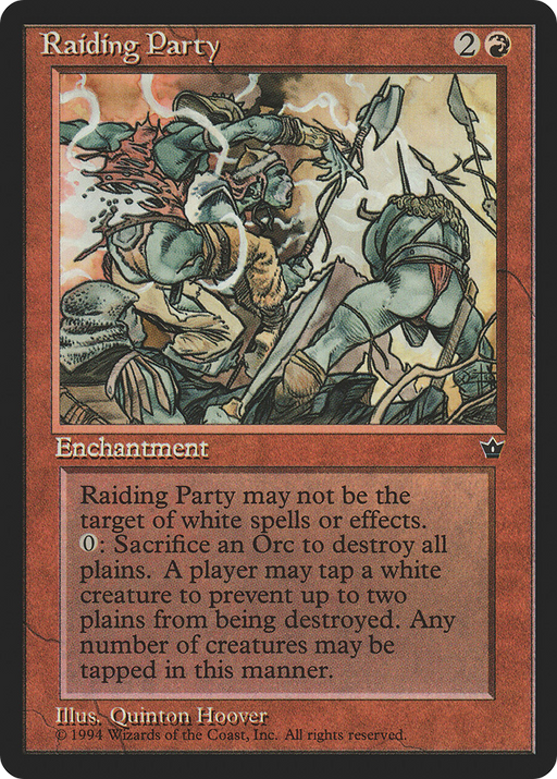 Raiding Party (FEM-064) [Fallen Empires] MTG Single Wizards of the Coast
