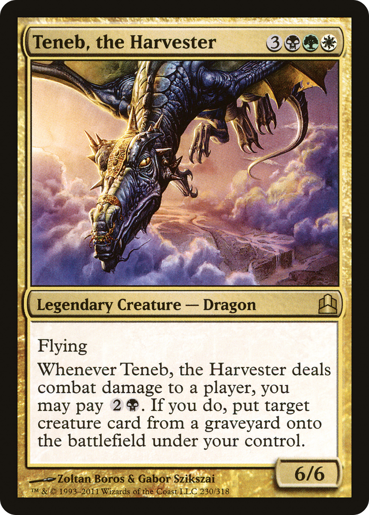 Teneb, the Harvester (CMD-230) [Commander 2011] MTG Single Wizards of the Coast