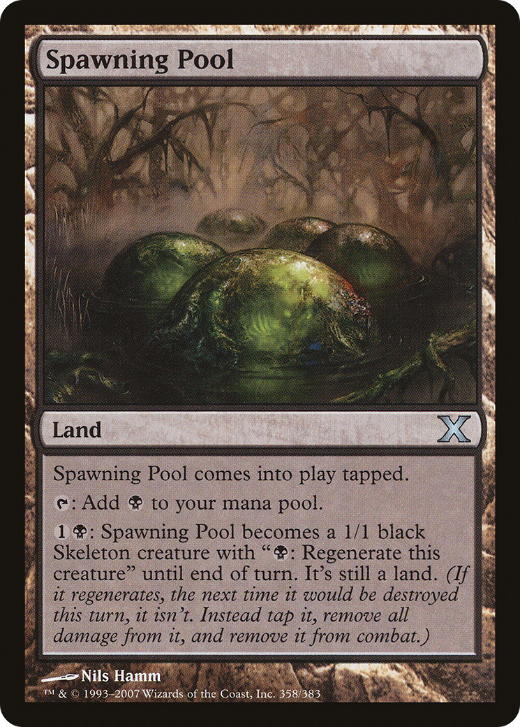 Spawning Pool (10E-358) [Tenth Edition] MTG Single Wizards of the Coast