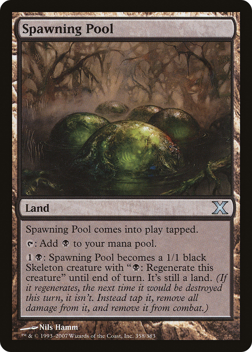Spawning Pool (10E-358) [Tenth Edition] MTG Single Wizards of the Coast