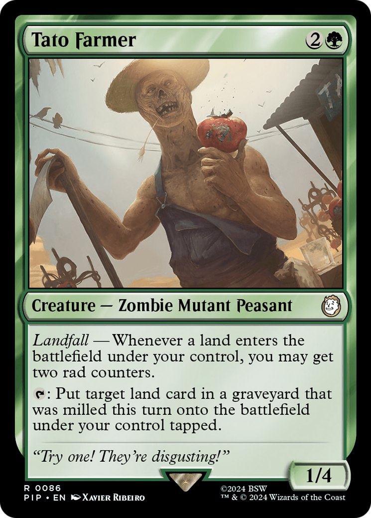 Tato Farmer (PIP-086) [Fallout] MTG Single Wizards of the Coast