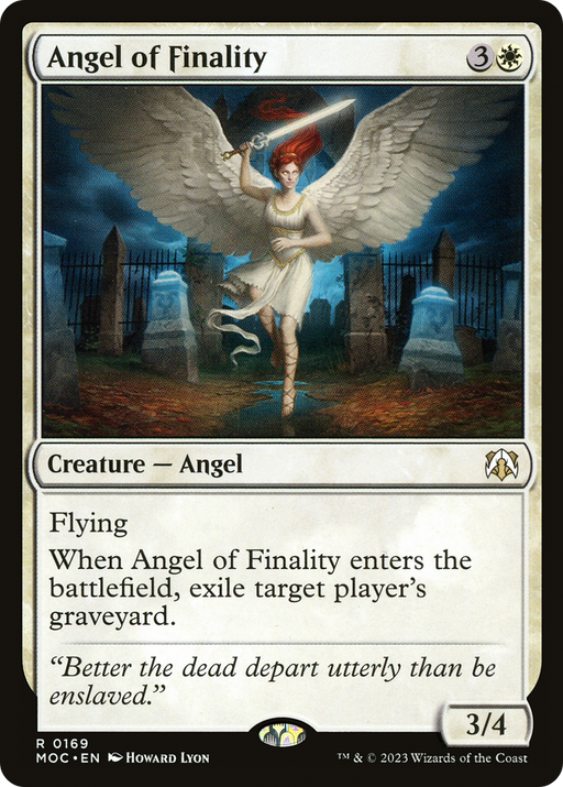 Angel of Finality (MOC-169) [March of the Machine Commander] MTG Single Wizards of the Coast
