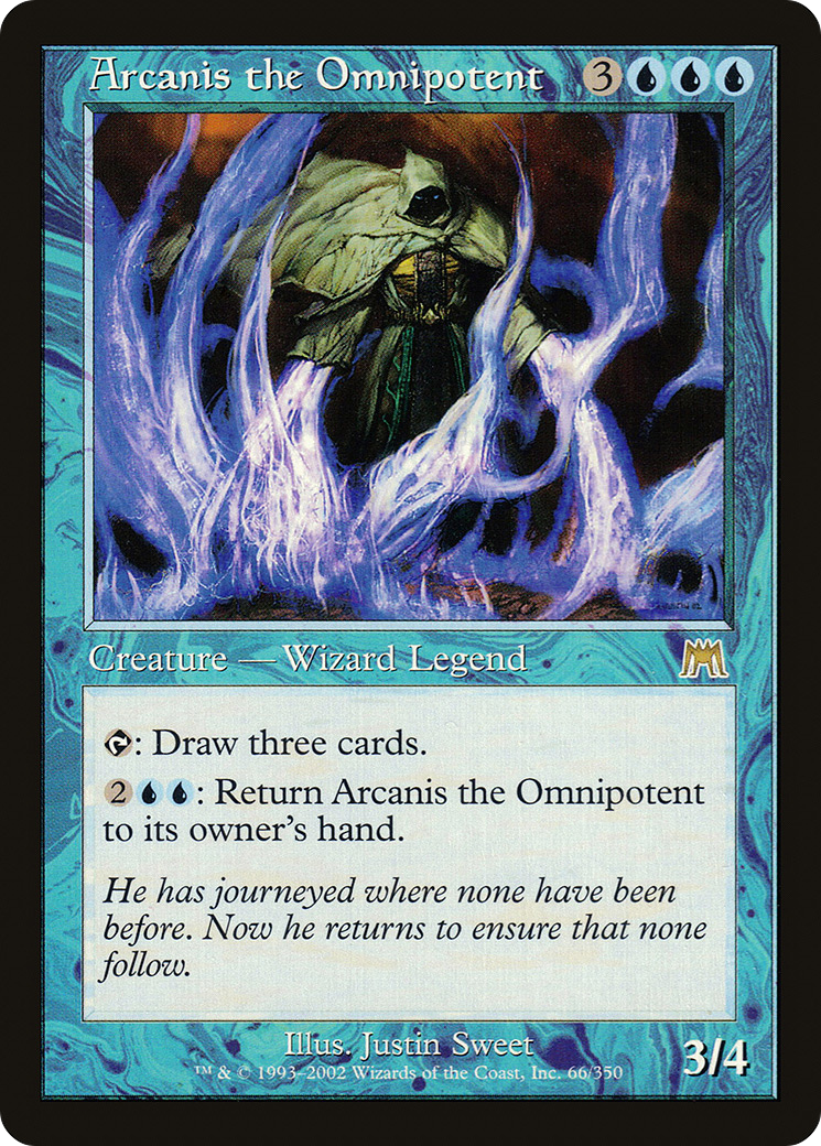 Arcanis the Omnipotent (ONS-066) [Onslaught] Foil MTG Single Wizards of the Coast