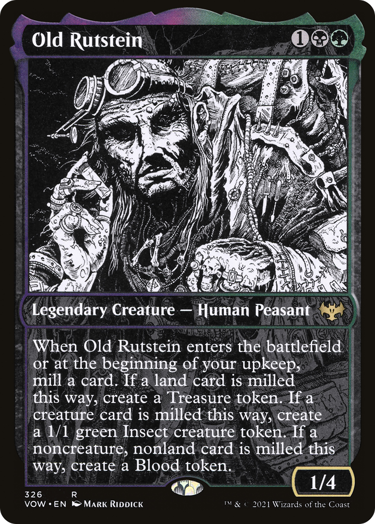 Old Rutstein (VOW-326) [Innistrad: Crimson Vow] (Showcase) MTG Single Wizards of the Coast