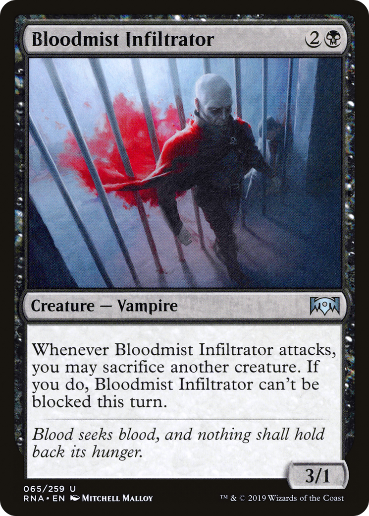 Bloodmist Infiltrator [Ravnica Allegiance] MTG Single Magic: The Gathering