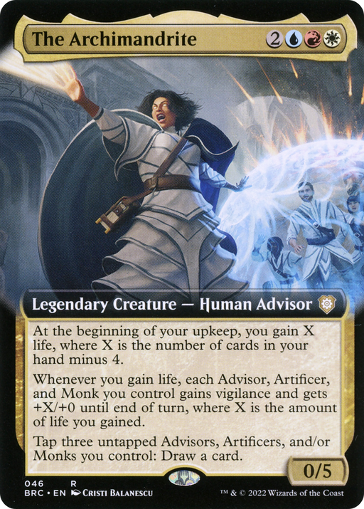 The Archimandrite (BRC-046) [The Brothers' War Commander] (Extended Art) Foil MTG Single Wizards of the Coast