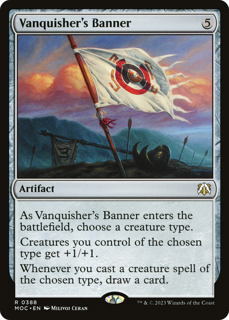 Vanquisher's Banner (MOC-388) [March of the Machine Commander] MTG Single Wizards of the Coast