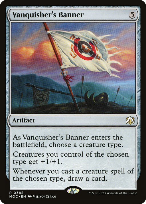 Vanquisher's Banner (MOC-388) [March of the Machine Commander] MTG Single Wizards of the Coast