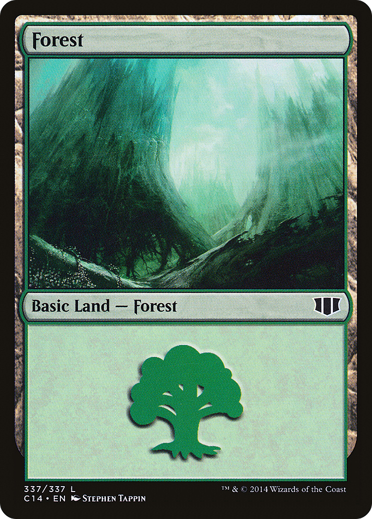 Forest (337) (C14-337) [Commander 2014] MTG Single Wizards of the Coast