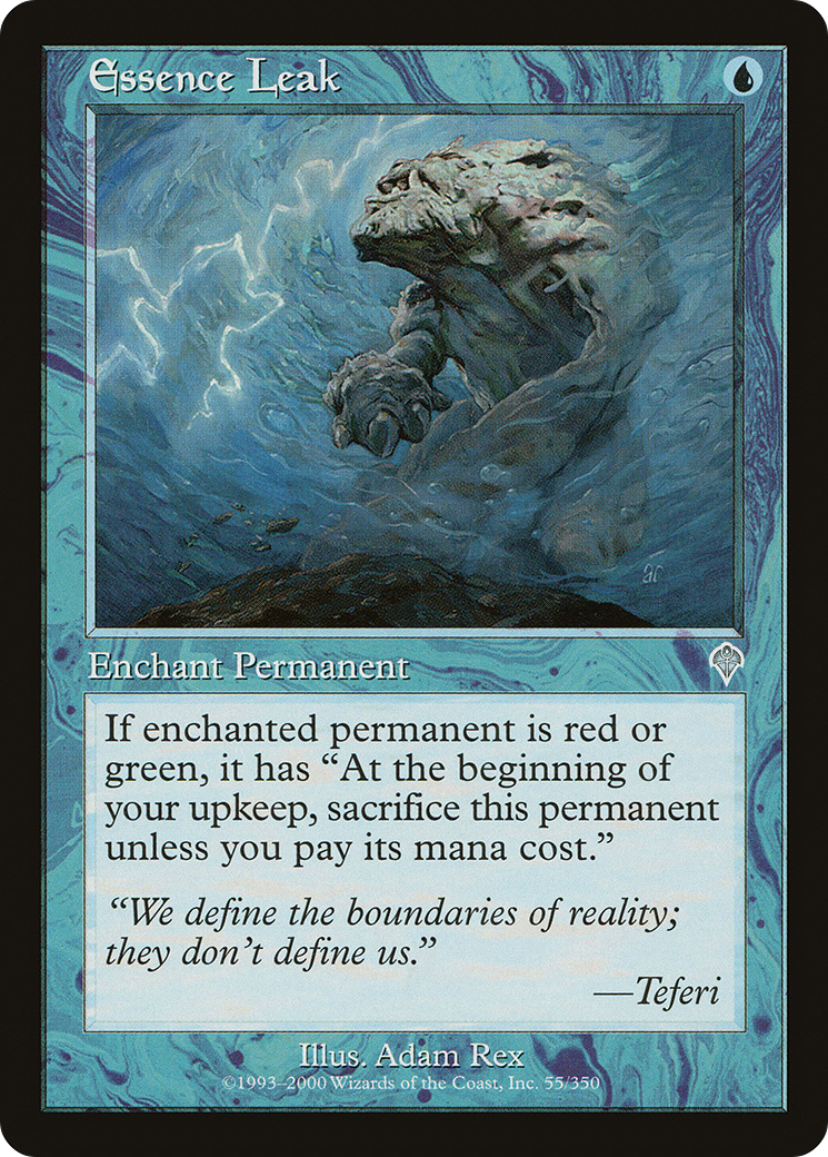Essence Leak (INV-055) [Invasion] MTG Single Wizards of the Coast