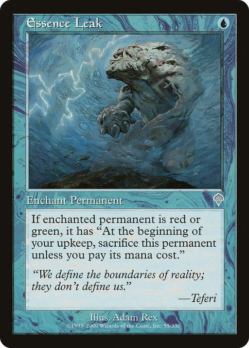 Essence Leak (INV-055) [Invasion] Foil MTG Single Wizards of the Coast