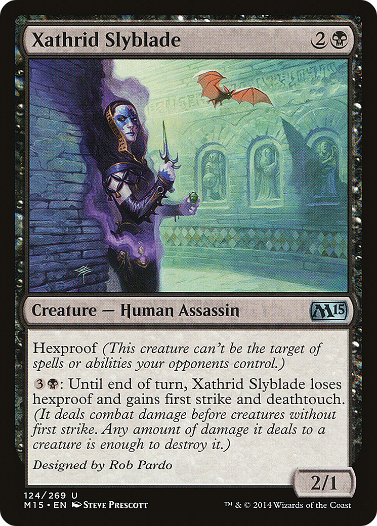 Xathrid Slyblade (M15-124) [Magic 2015] Foil MTG Single Wizards of the Coast